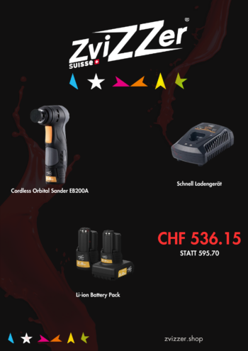 Cordless Orbital Sander EB200A Set