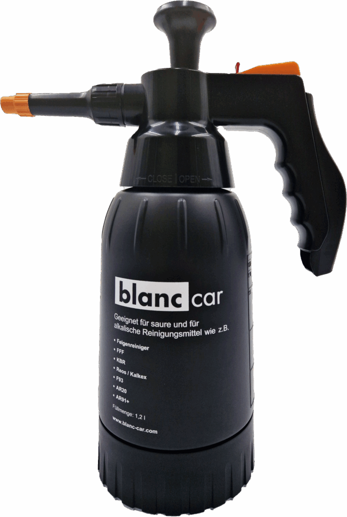 Pumpflasche rot/schwarz 1It